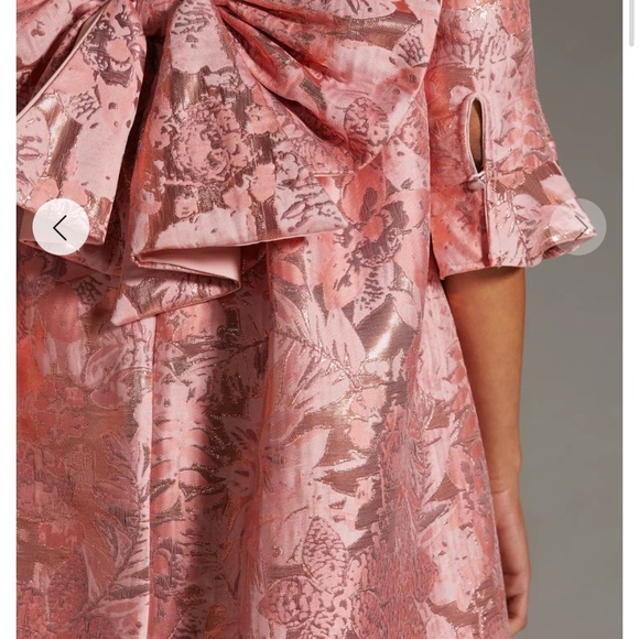 Anthropologie Eva Franco Baby Doll Bow Dress NWOT - Picture 6 of 15